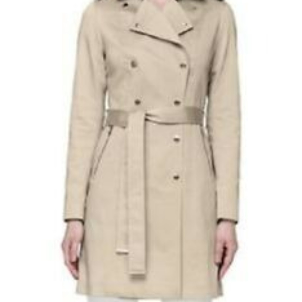 COPY - New Soia &Kyo Oatmeal trench coat rain coa…